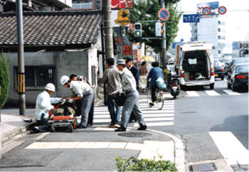 ひん発する交通事故