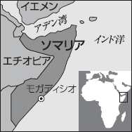 ソマリアの位置