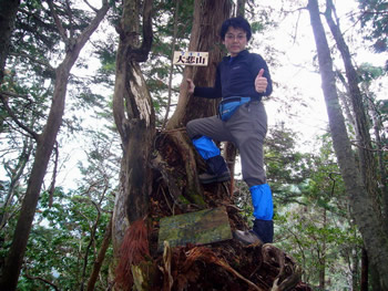 大悲山の山頂にて