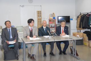 労災認定後の記者会見